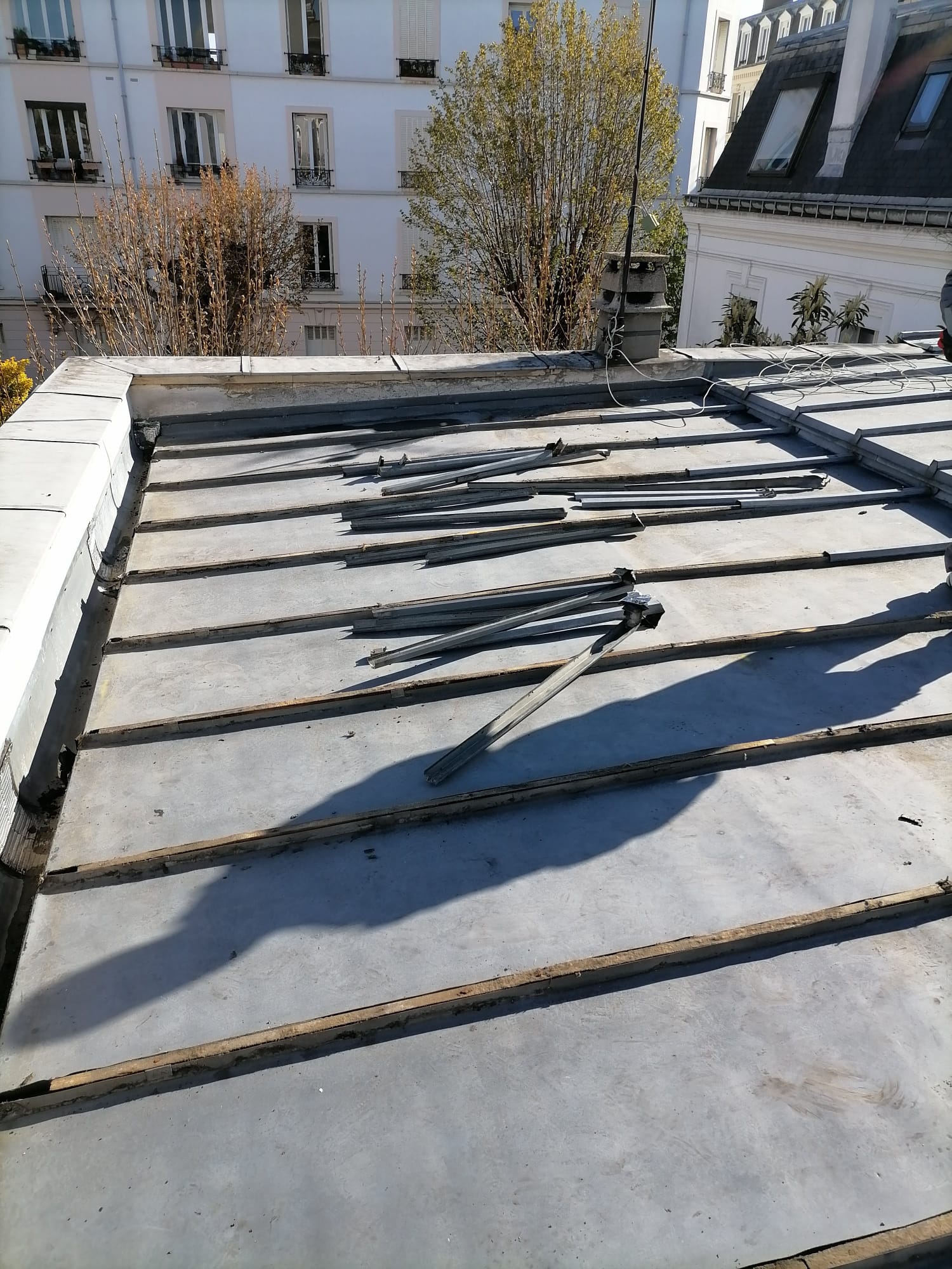 Réfection de la toiture en zinc à Asnières-sur-Seine, photo 1