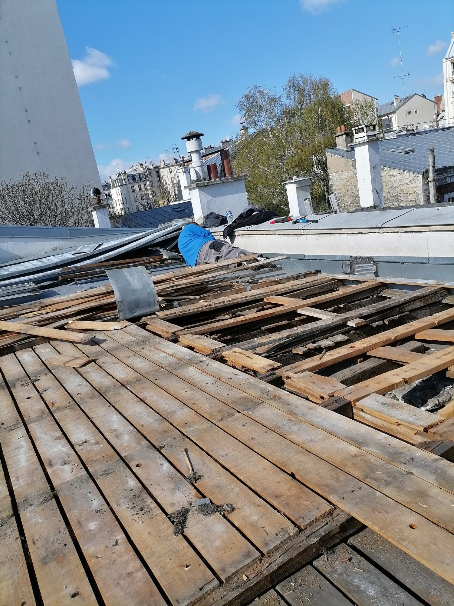 Réfection de la toiture en zinc à Asnières-sur-Seine, photo 2
