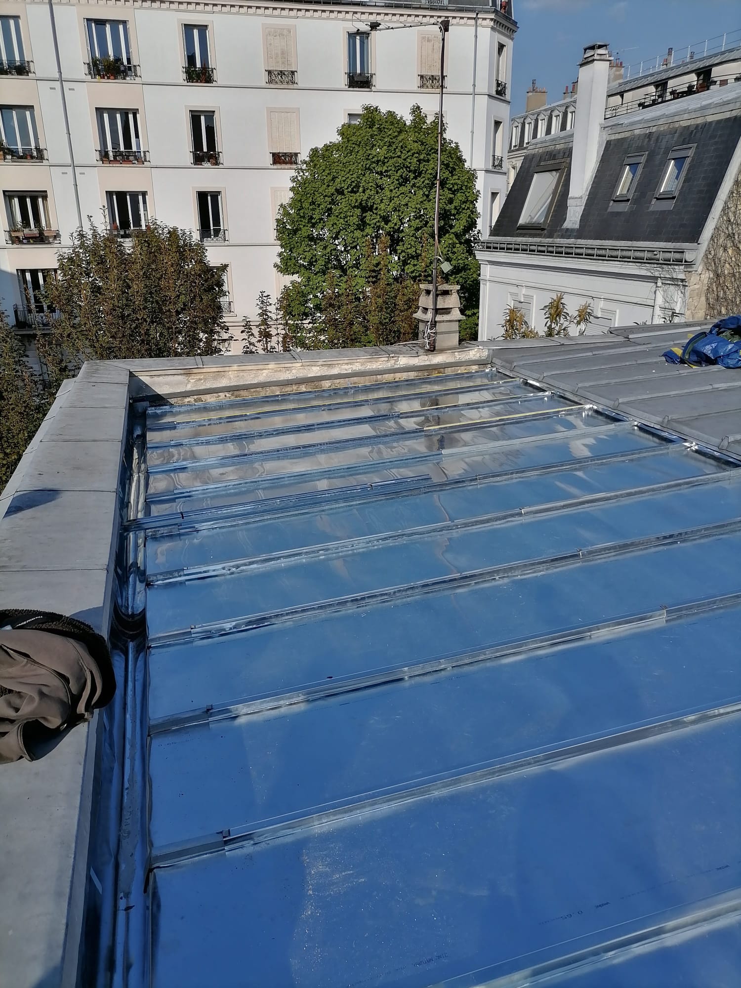 Réfection de la toiture en zinc à Asnières-sur-Seine, photo 3