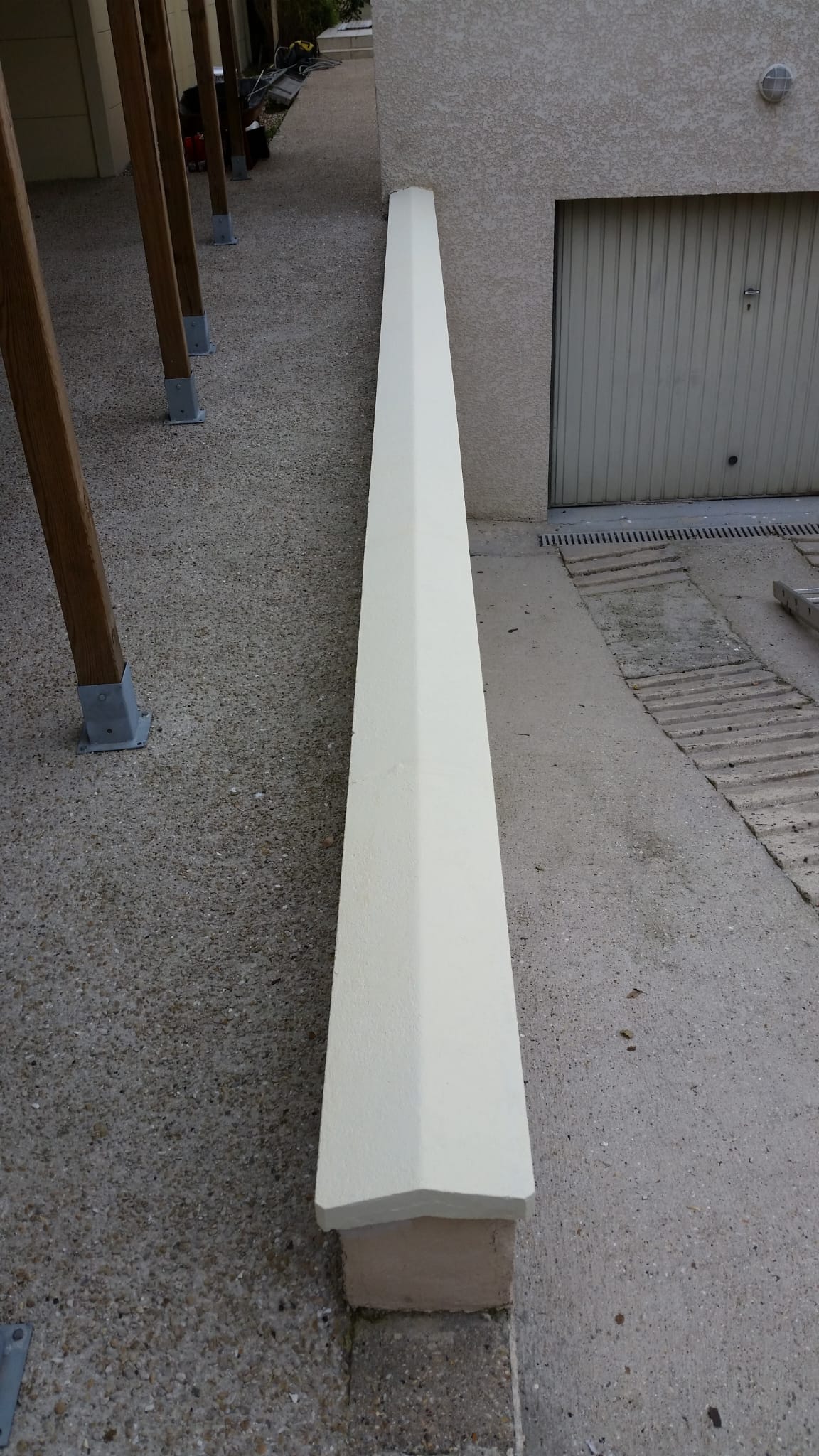 Réfection de muret et d'appuis de fenêtre à Eaubonne, photo 1