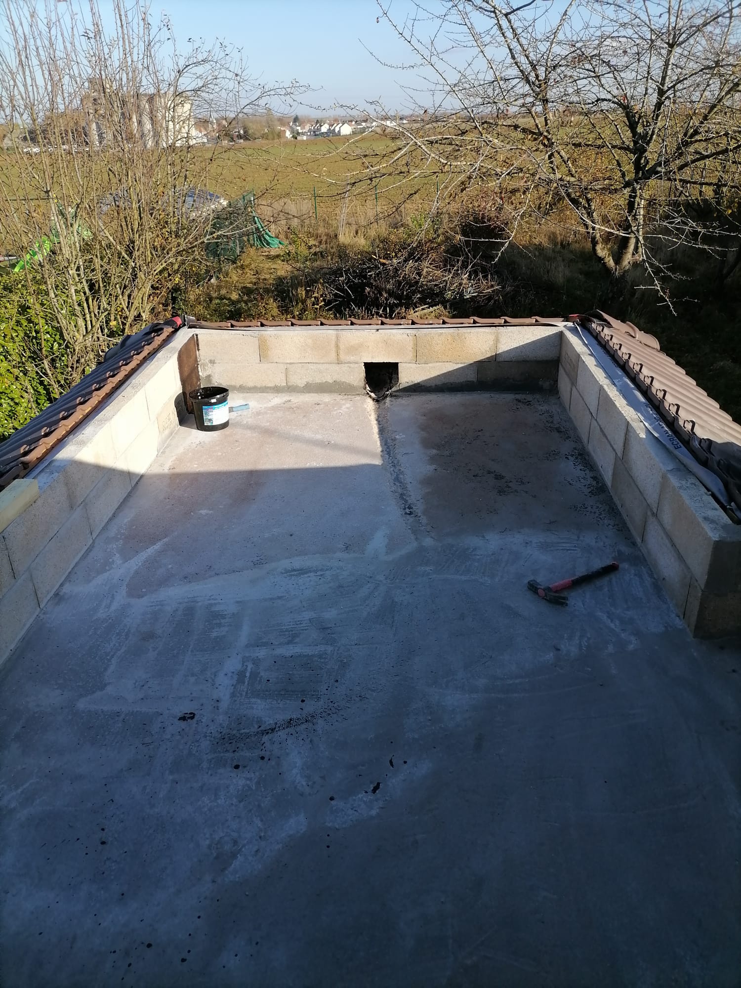 Réfection de l'étanchéité de toit-terrasse à Saint-Pathus, photo 3